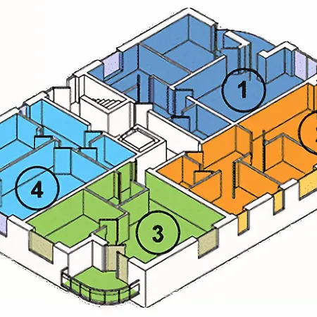Haus Niedersachsen 3 Apartman *